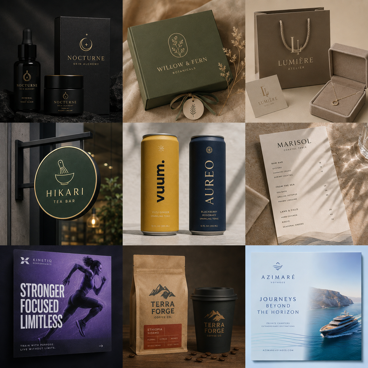 A flexible logo suite designed to help your brand show up consistently.