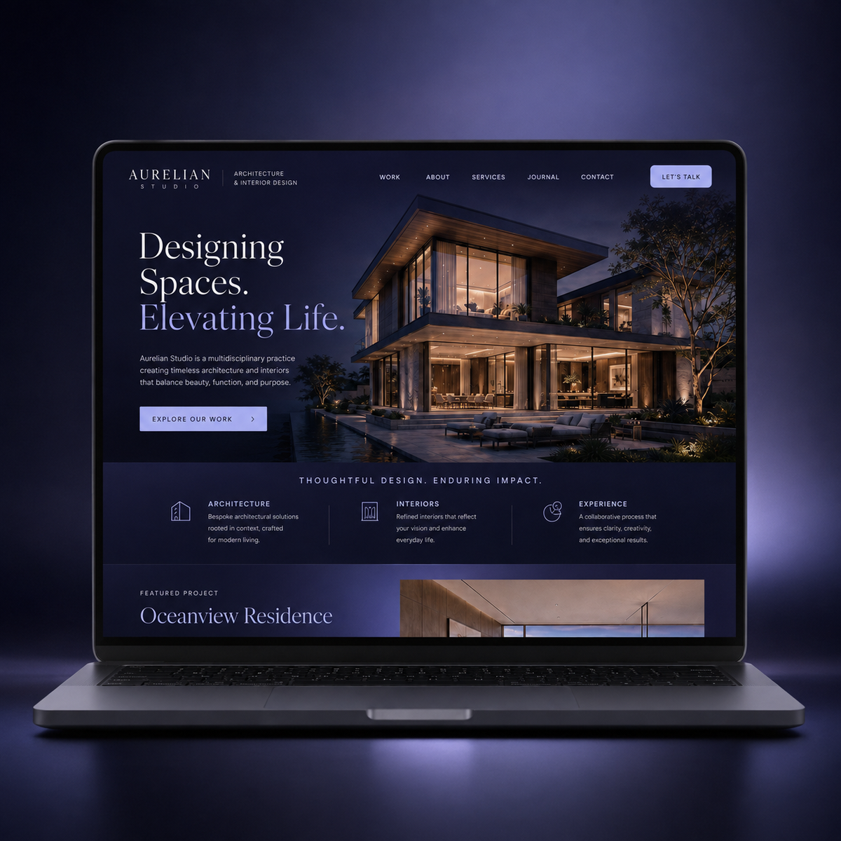 UI/UX Design — Landing Page